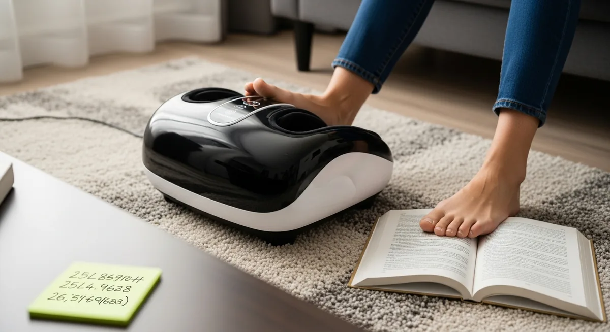 Appareil massage pieds électrique shiatsu salon calcul économique