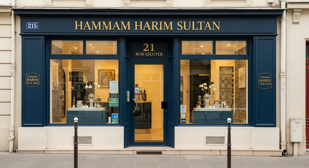 Entrée du Hammam Harim Sultan 21 Rue Lécuyer Aubervilliers